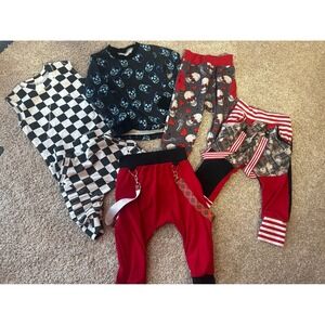 Toddler‎ Boys Posh Kiddos Punk Rock Bundle|Steampunk, Rock, Skeleton|SZ 2